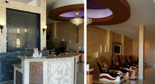 VeNUE Nails and Spa salon interior